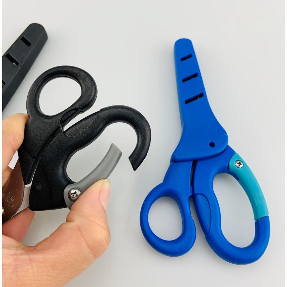 現貨  加套扣環安全剪刀 鈦金工業用剪刀 安全剪刀 剪刀 工業用剪刀 不銹鋼剪刀【CF-03A-34475】-細節圖6