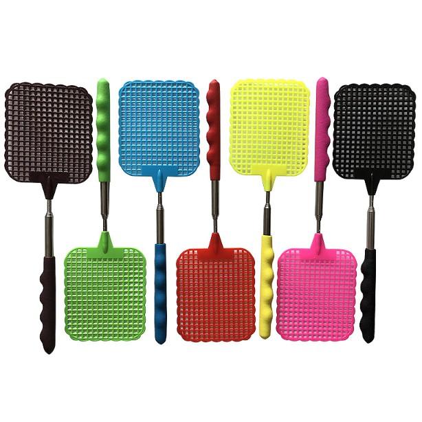 【現貨】可伸縮4節蒼蠅拍 蒼蠅  蚊子 彩色蒼蠅拍 伸縮蒼蠅拍  蚊子拍【CF-05A-00081】-細節圖2