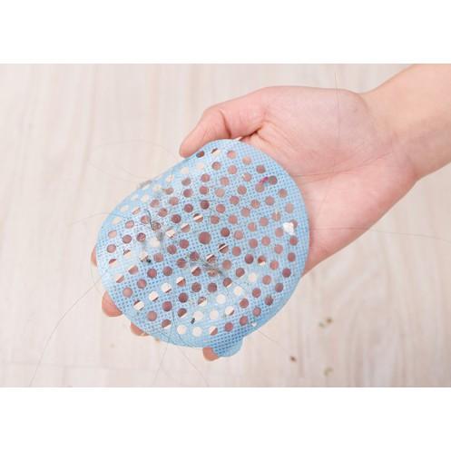 現貨  台灣製 浴室毛髮收集貼布 排水孔貼 防毛髮貼 過濾貼 地漏貼 排水孔濾網【CF-05A-94482】-細節圖5