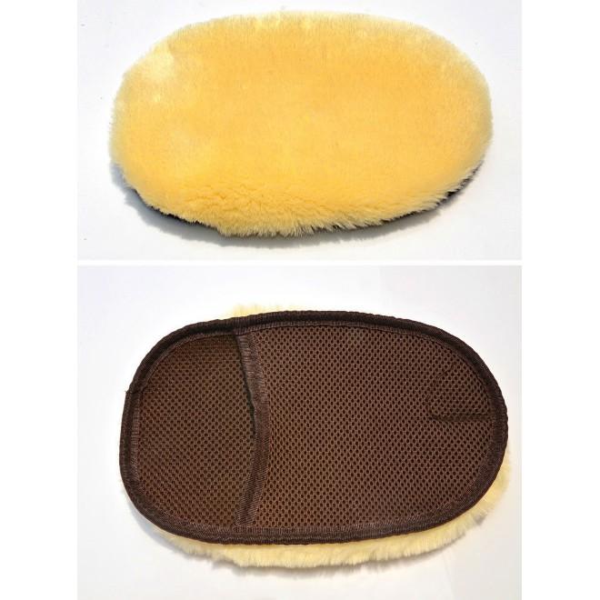 【全盛】仿羊毛洗車手套  汽車 洗車 手套 海綿 清潔 短毛 仿羊毛 輪框 擦車 輪框 玻璃【CF-03B-96463】-細節圖2