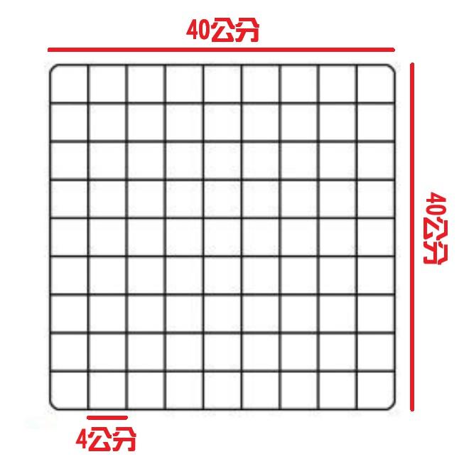 現貨 台灣製 多用途方塊網架40*40公分 鐵網片網格 格子網 平網 飾品架 寵物網片【CF-03A-90268】全盛-細節圖7