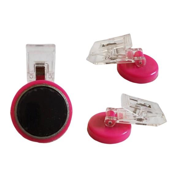 現貨 磁鐵便利夾 磁鐵便利夾 強力磁夾 白色 磁鐵夾 可動式 便利貼 文件夾 事務夾【CF-03A-27682】全盛-細節圖5