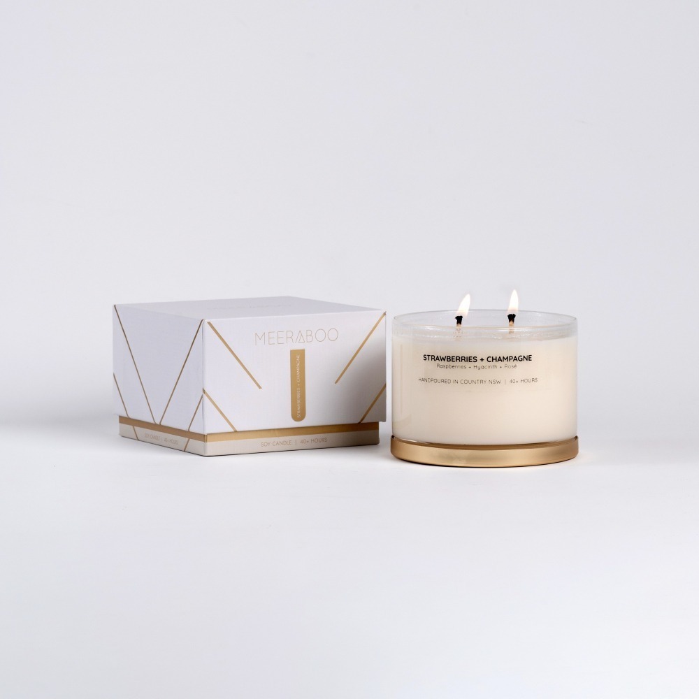 Meeraboo澳洲植萃手作香氛蠟燭-香檳泡泡莓-細節圖4