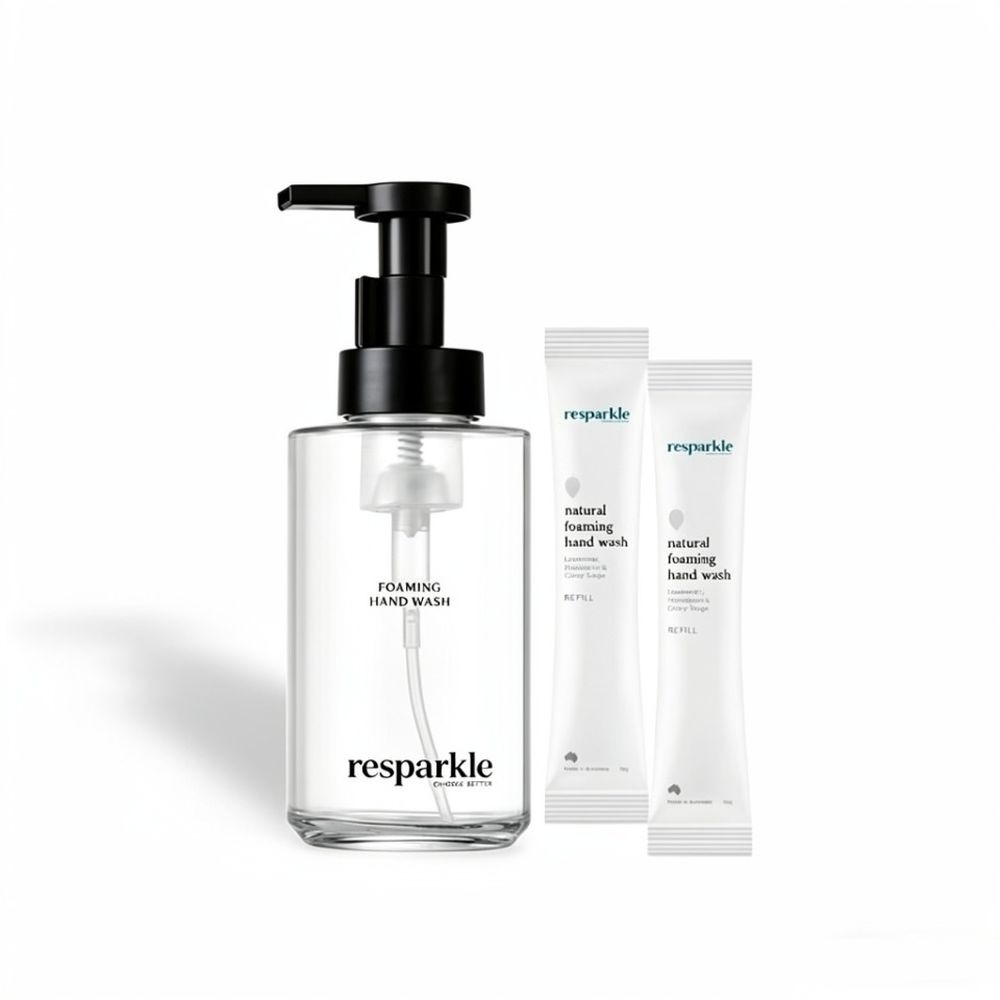 【零廢棄洗手體驗組】Resparkle 植萃清香洗手液套組 Foaming Hand Wash-規格圖3