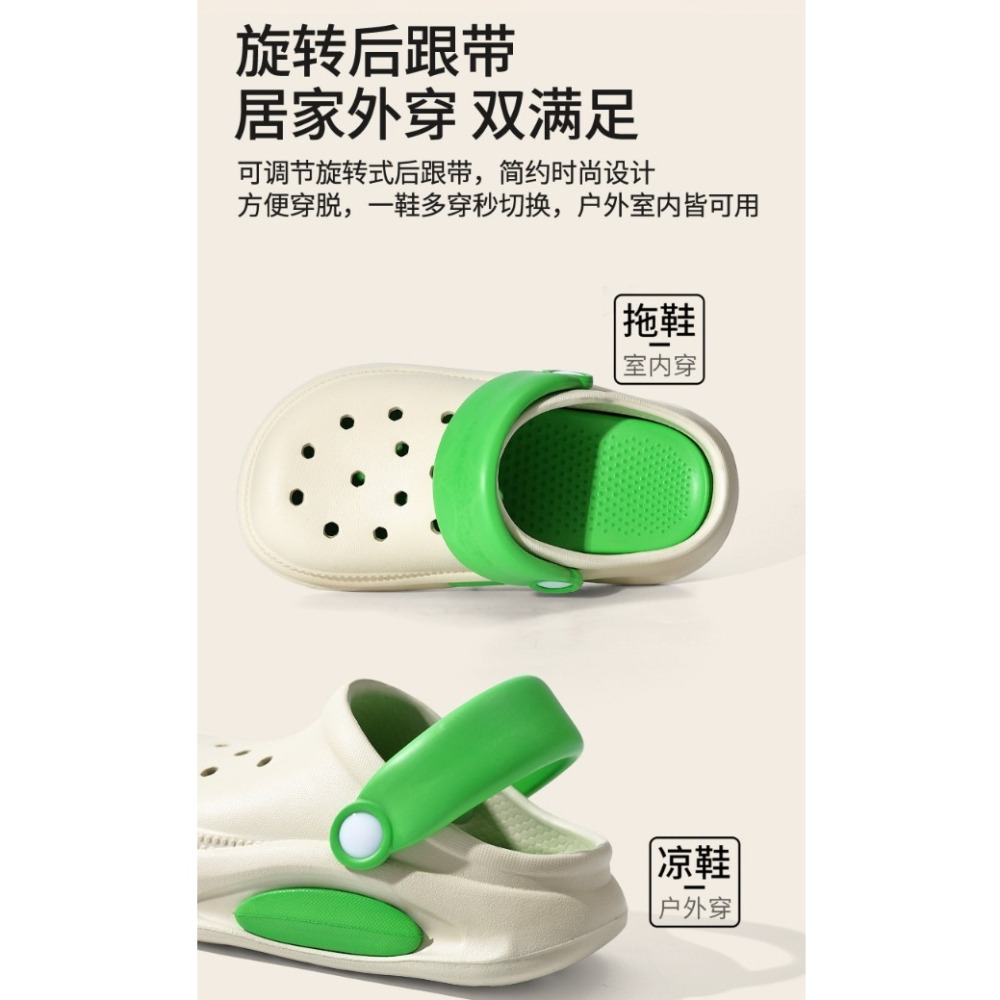 【NeiNei選品】兒童拖鞋夏男女童DIY配件洞洞鞋小孩外穿防滑涼拖鞋中大童沙灘鞋-細節圖3