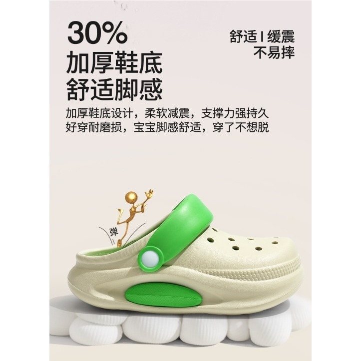 【NeiNei選品】兒童拖鞋夏男女童DIY配件洞洞鞋小孩外穿防滑涼拖鞋中大童沙灘鞋-細節圖5
