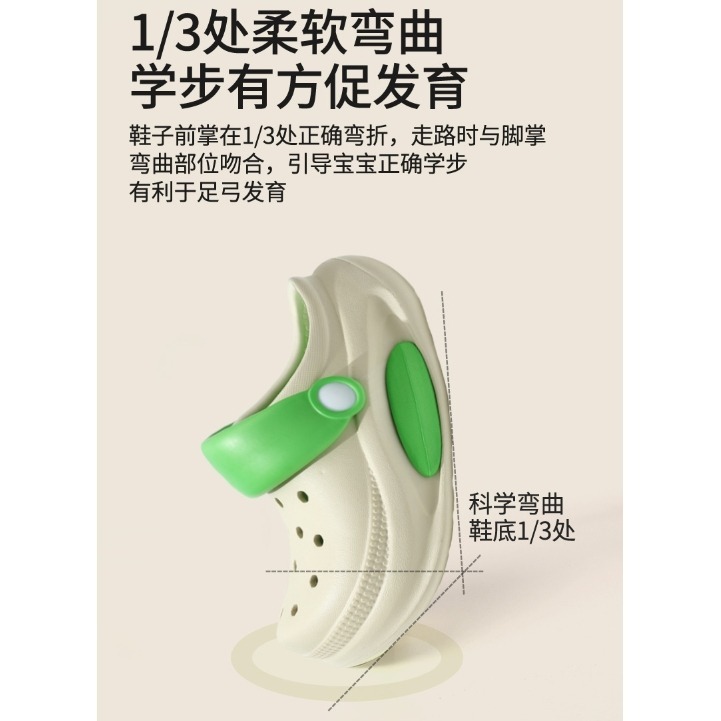 【NeiNei選品】兒童拖鞋夏男女童DIY配件洞洞鞋小孩外穿防滑涼拖鞋中大童沙灘鞋-細節圖7