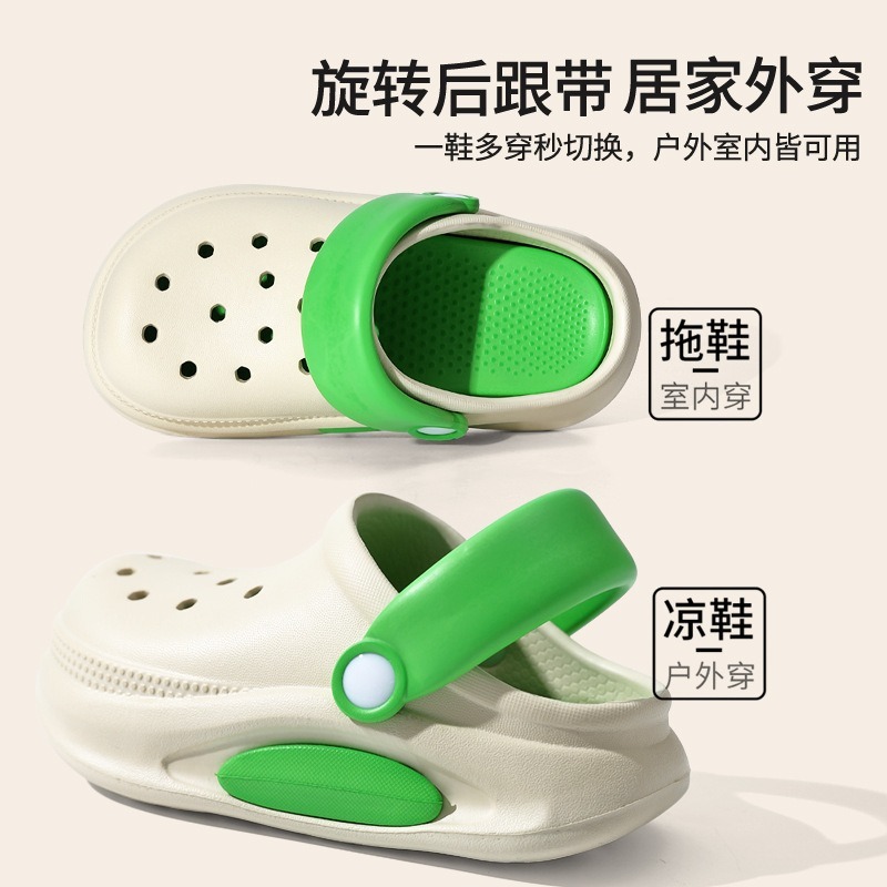 【NeiNei選品】兒童拖鞋夏男女童DIY配件洞洞鞋小孩外穿防滑涼拖鞋中大童沙灘鞋-細節圖10