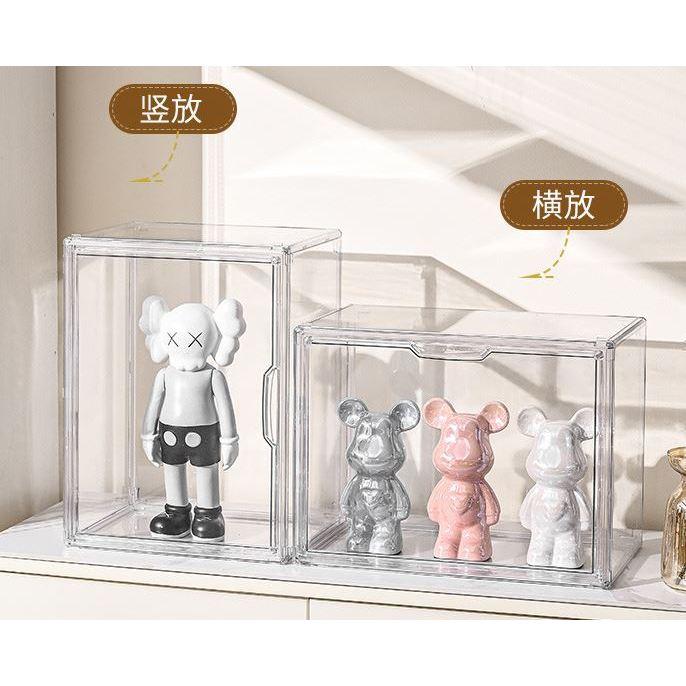 🇹🇼拉拉Lala＇s 盲盒收納展示架大容量防塵模型收納牆透明手辦泡泡瑪特展示盒-細節圖2