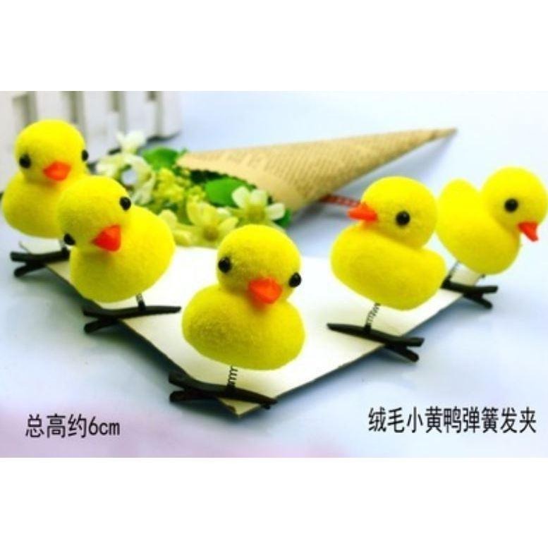 🇹🇼拉拉Lala＇s 賣萌小黃鴨髮夾桃心發飾品鴨子風車頭飾品貨源28-4-細節圖6
