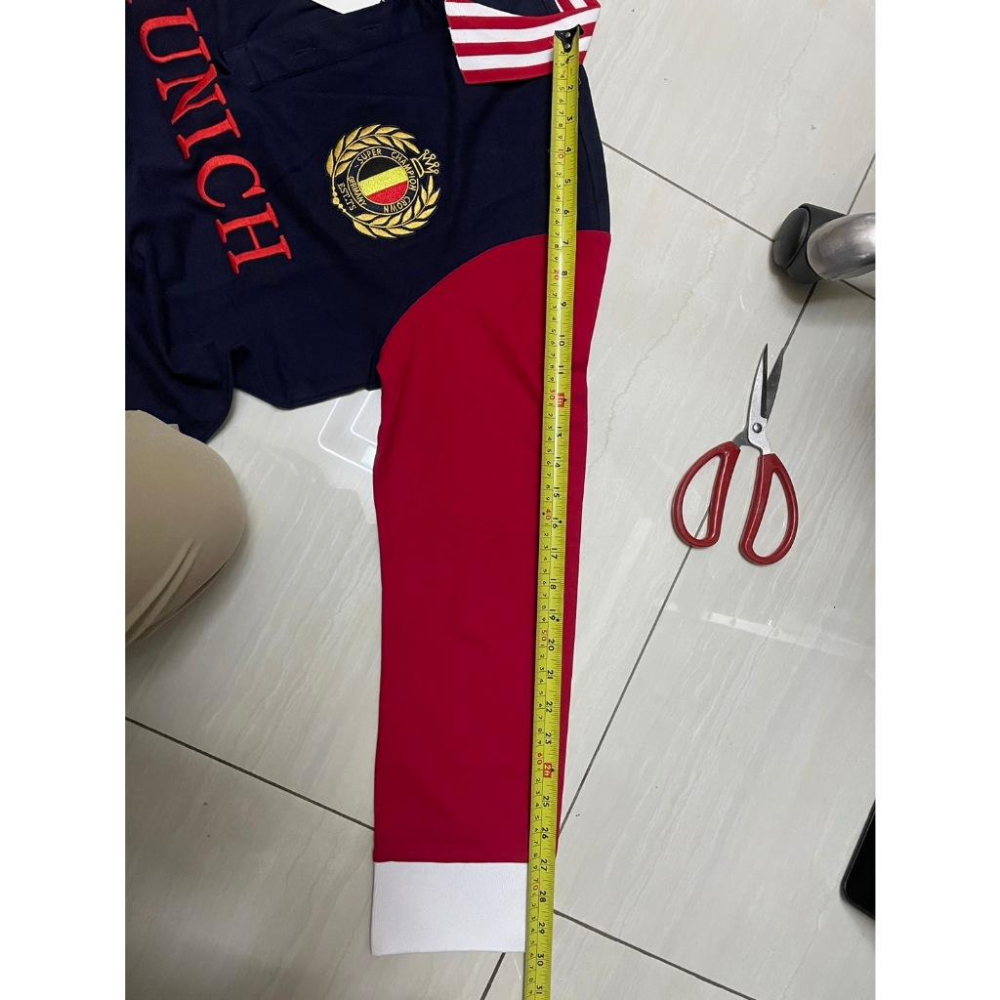 🇹🇼拉拉Lala＇s 長袖polo衫男運動休閒輕奢純棉撞色刺繡學院風大碼-細節圖3