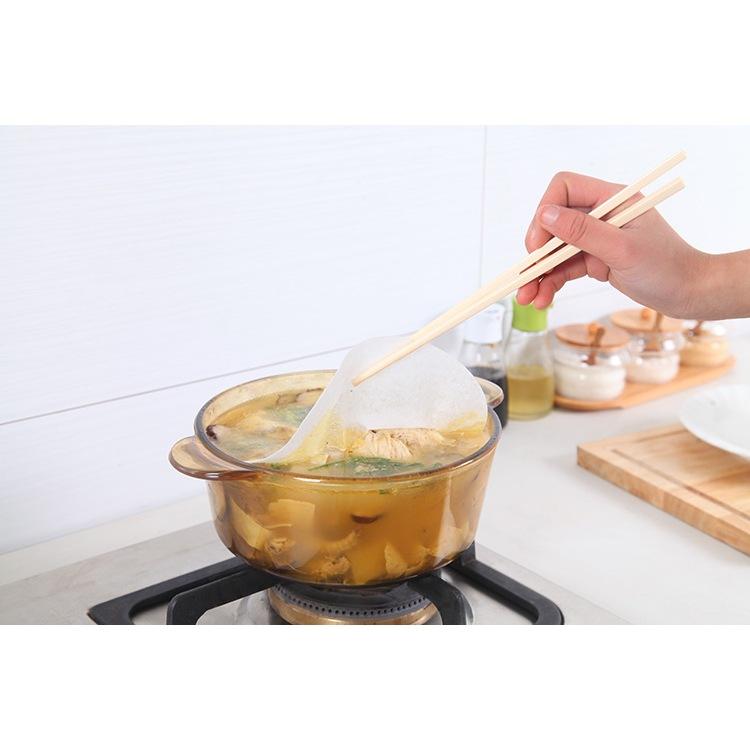 🇹🇼拉拉Lala＇s 廚房煲湯吸油紙燉湯喝吸油棉加厚食品墊紙去油吸附浮沫12片裝-細節圖4
