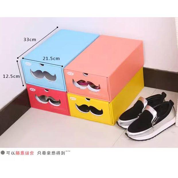 🇹🇼拉拉Lala＇s 糖果色鞋子收納盒 鞋盒 多功能收納盒-細節圖3