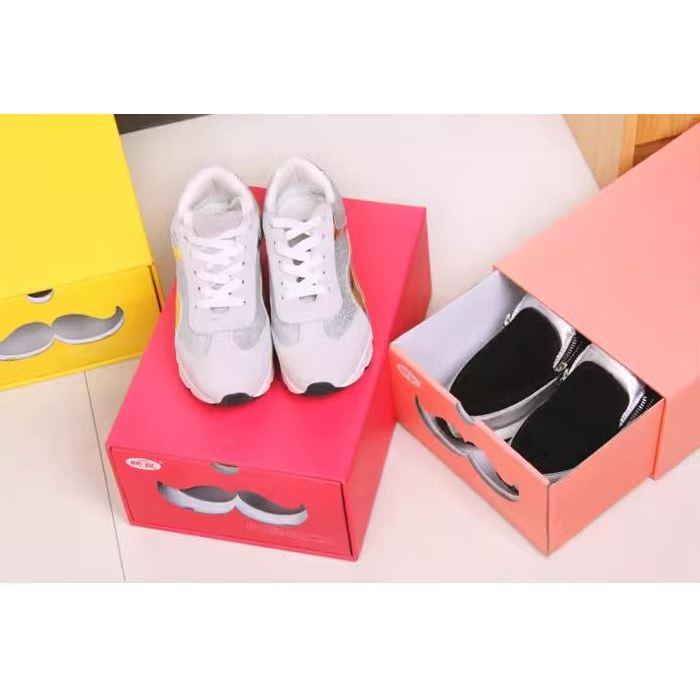 🇹🇼拉拉Lala＇s 糖果色鞋子收納盒 鞋盒 多功能收納盒-細節圖4