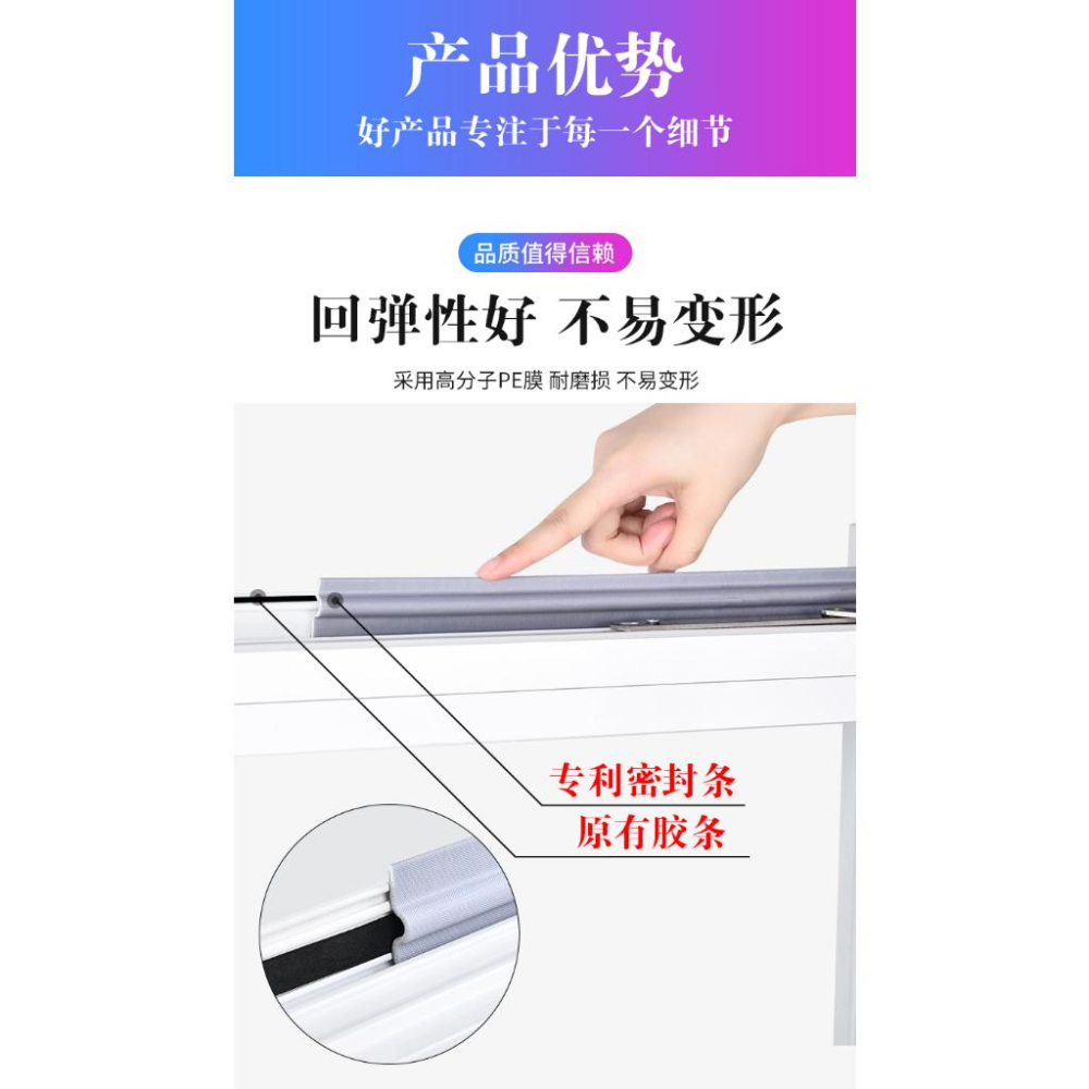 🇹🇼拉拉Lala＇s 隔音棉窗戶貼消音板室內家用吸音門貼臥室房間防噪音降噪神器(2米)-細節圖5
