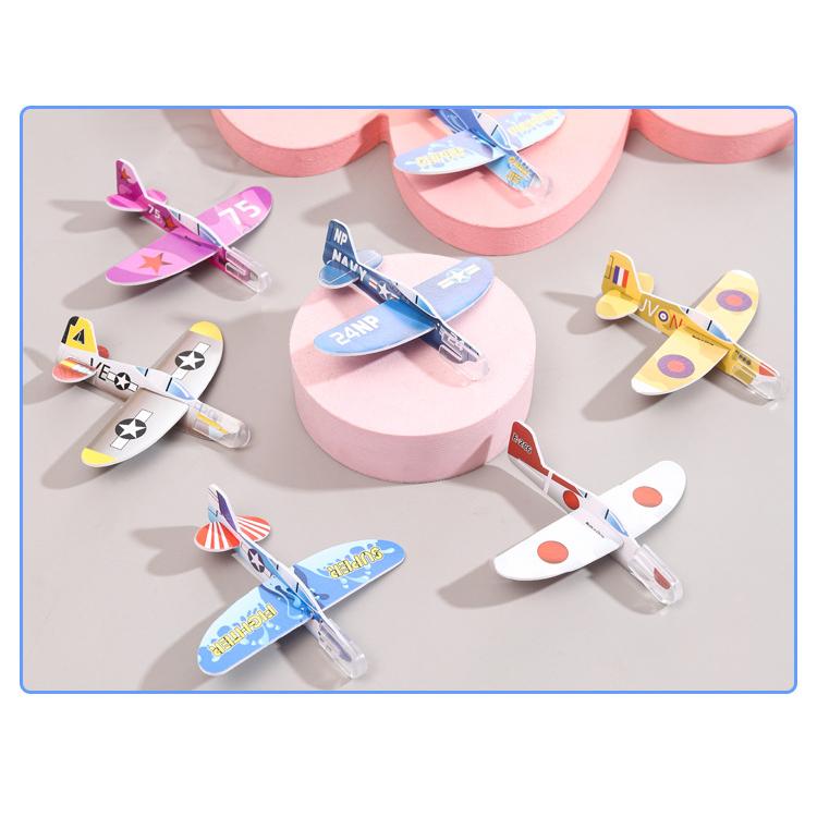 🇹🇼拉拉Lala＇s 迷你泡沫小飛機DIY彩色兒童玩具航空模型幼兒園小禮品戶外活動-細節圖2