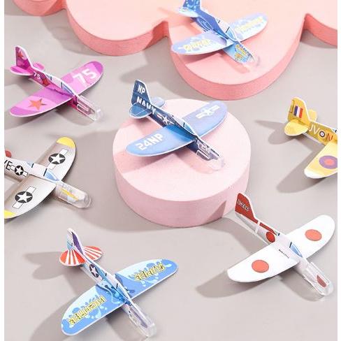 🇹🇼拉拉Lala＇s 迷你泡沫小飛機DIY彩色兒童玩具航空模型幼兒園小禮品戶外活動-細節圖7