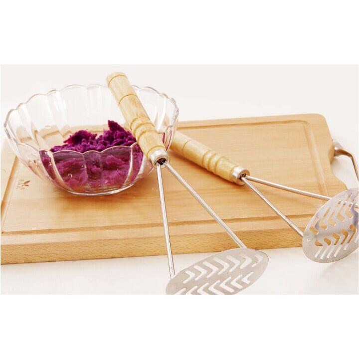 🇹🇼拉拉Lala＇s 廚房烘焙用品壓薯器土豆搗碎器薯泥器 家用創意紅薯水果壓泥器-細節圖5