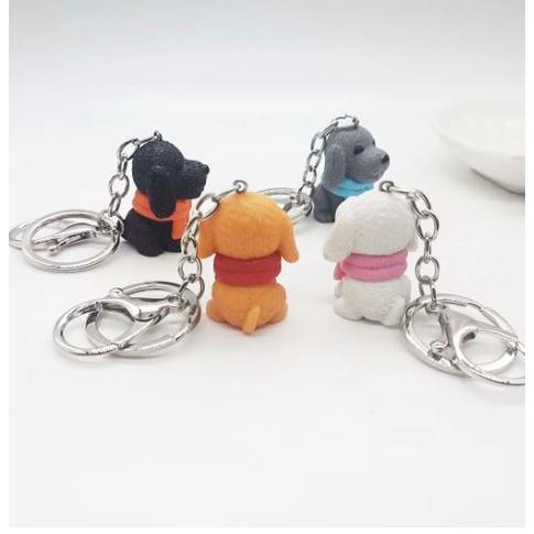 🇹🇼拉拉Lala＇s 創意小狗鑰匙扣挂件動物泰迪公仔包包掛飾娃娃機促銷禮品批發-細節圖2