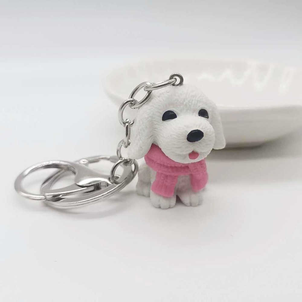 🇹🇼拉拉Lala＇s 創意小狗鑰匙扣挂件動物泰迪公仔包包掛飾娃娃機促銷禮品批發-細節圖6