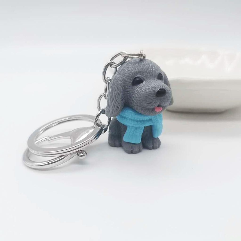 🇹🇼拉拉Lala＇s 創意小狗鑰匙扣挂件動物泰迪公仔包包掛飾娃娃機促銷禮品批發-細節圖7