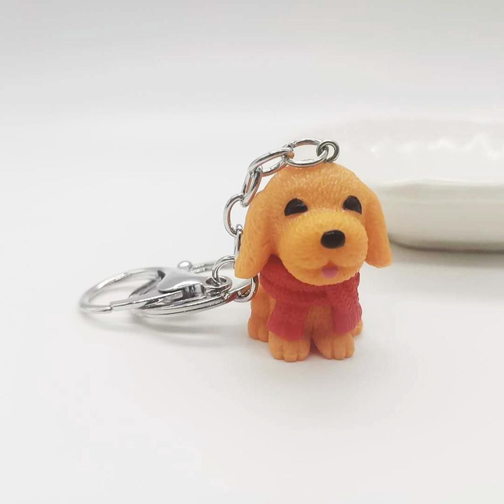 🇹🇼拉拉Lala＇s 創意小狗鑰匙扣挂件動物泰迪公仔包包掛飾娃娃機促銷禮品批發-細節圖8