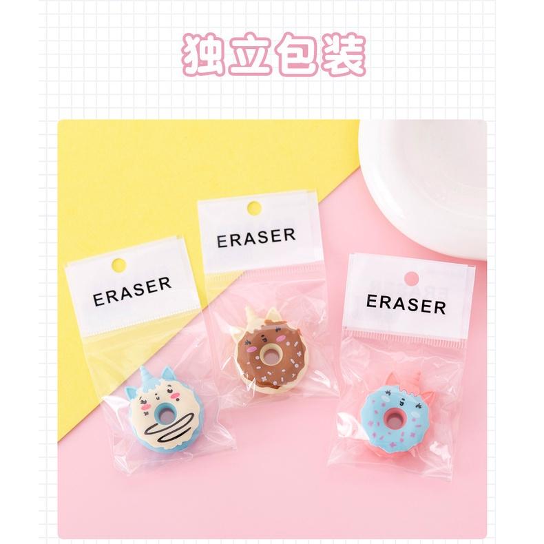 🇹🇼拉拉Lala＇s 甜甜圈獨角獸可愛卡通橡皮擦學生六一期末聖誕獎品禮品文具-細節圖3