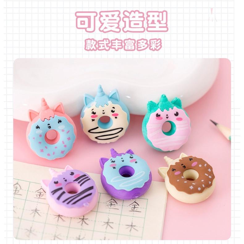 🇹🇼拉拉Lala＇s 甜甜圈獨角獸可愛卡通橡皮擦學生六一期末聖誕獎品禮品文具-細節圖5