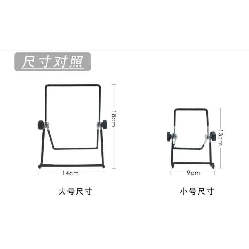 🇹🇼拉拉Lala＇s 適用平板電腦鐵線支架多功能桌面金屬支撐架手機iPad便攜折疊支架-細節圖3
