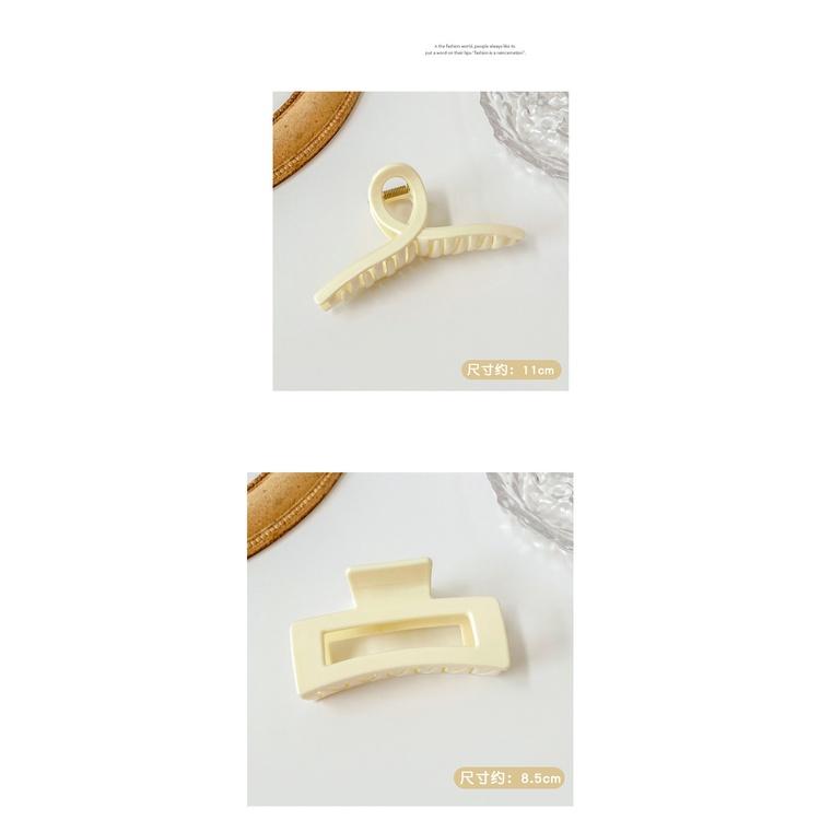 🇹🇼拉拉Lala＇s 透明方塊 洗澡大號盤發抓夾後腦勺鯊魚發卡髮夾頭髮夾子頭飾夏季女-細節圖3