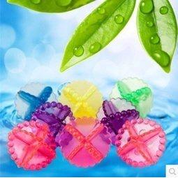 🇹🇼拉拉Lala＇s 炫彩魔力去污防纏繞洗衣球 強力清潔水晶洗衣球 洗衣機內衣護洗球-細節圖2