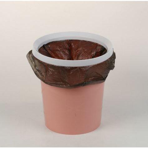 🇹🇼拉拉Lala＇s 創意帶壓圈環廚房衛生間家用大號無蓋垃圾桶辦公廢紙簍-細節圖3