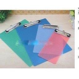 拉拉Lala＇s A4透明磨砂塑膠板夾 寫字板夾板 線夾文件夾 菜單夾 票據夾 A4夾板 1個39元-細節圖4