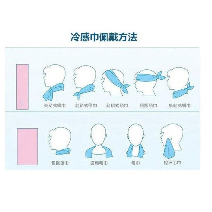 🇹🇼拉拉Lala＇s 夏季降溫速冷SIS冰涼巾地攤創意冰巾魔幻冰涼毛巾(OPP)/2-8-細節圖8