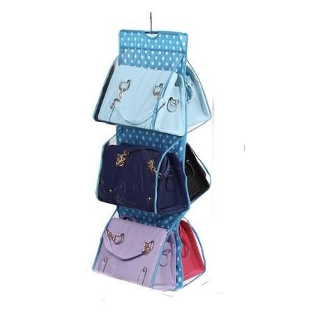 🇹🇼拉拉Lala＇s  家居用品懸掛式牛津布包包收納掛袋衣櫃收納掛袋床邊收納掛袋-細節圖2