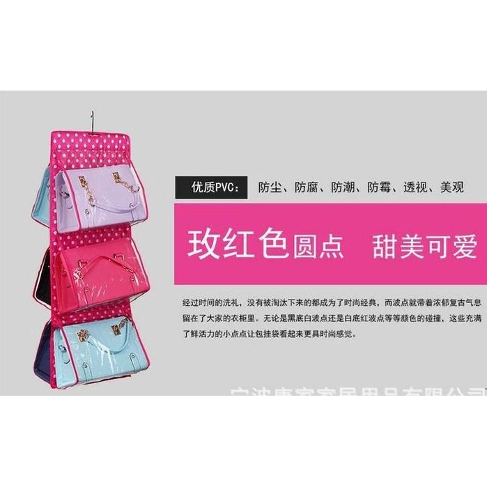 🇹🇼拉拉Lala＇s  家居用品懸掛式牛津布包包收納掛袋衣櫃收納掛袋床邊收納掛袋-細節圖4