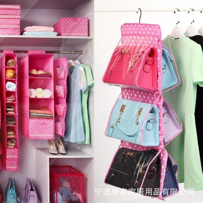 🇹🇼拉拉Lala＇s  家居用品懸掛式牛津布包包收納掛袋衣櫃收納掛袋床邊收納掛袋-細節圖7