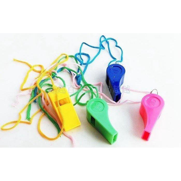 🇹🇼拉拉Lala＇s 體育用品批發塑料口哨兒童玩具彩色助威加油口哨子裁判哨球迷掛繩-細節圖3