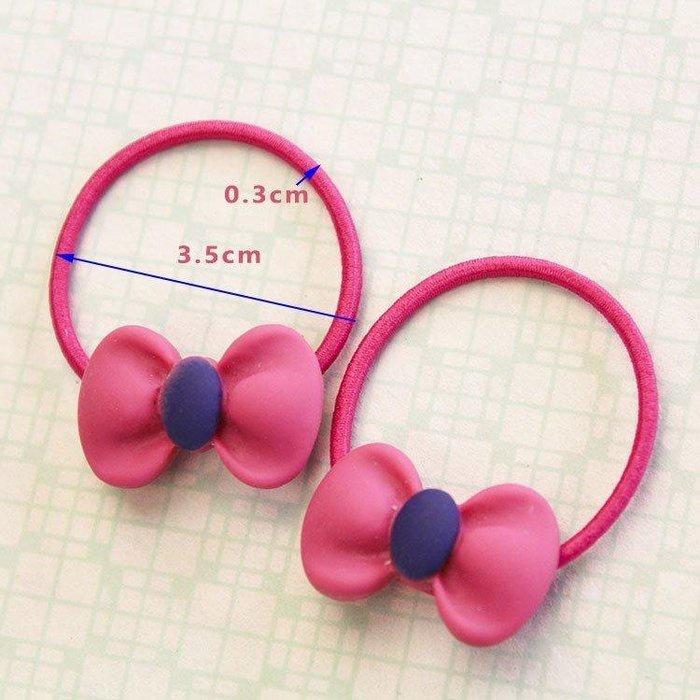 🇹🇼拉拉Lala＇s 熱銷韓版時尚新款兒童髮飾皮筋頭衫多款式卡通打底皮筋星星皮筋10個30元-細節圖4