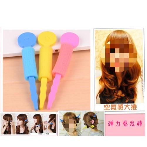 🇹🇼拉拉Lala＇s 魔法卷 卷劉海捲髮工具 海綿捲髮棒 3枚裝 睡眠捲髮器-細節圖6