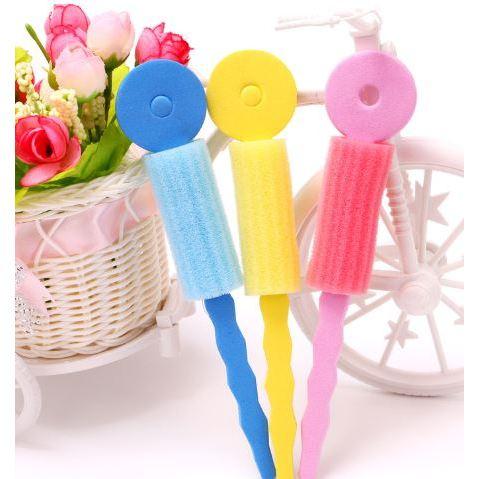 🇹🇼拉拉Lala＇s 魔法卷 卷劉海捲髮工具 海綿捲髮棒 3枚裝 睡眠捲髮器-細節圖8