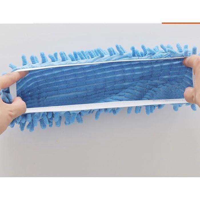 🇹🇼拉拉Lala＇s 雪尼爾拖地鞋套 懶人擦地拖鞋套 拖把頭套 清潔鞋套 雪尼爾鞋套一雙8-6-細節圖2