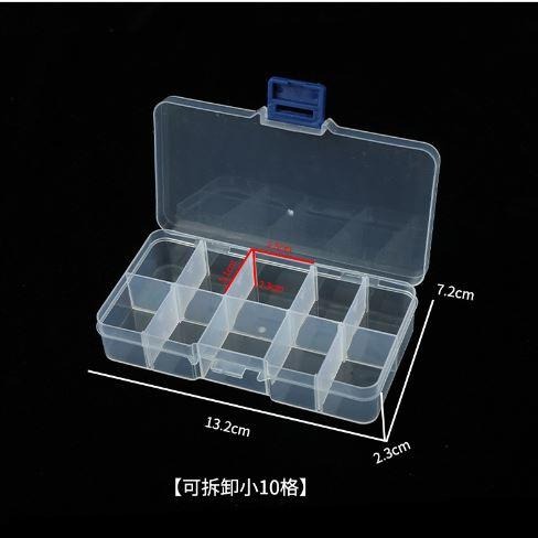 🇹🇼拉拉Lala＇s 多格透明 儲物盒收納盒首飾盒/整理盒/自由拼裝藥盒3-4-細節圖3