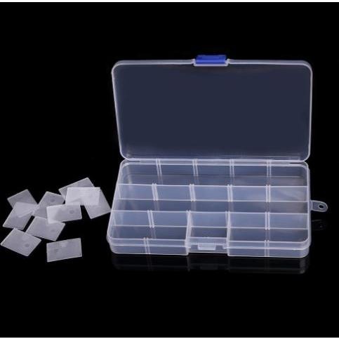 🇹🇼拉拉Lala＇s 多格透明 儲物盒收納盒首飾盒/整理盒/自由拼裝藥盒3-4-細節圖4