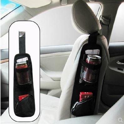 🇹🇼拉拉Lala＇s 汽車用椅側袋車載掛式收納多功能側袋雜物袋儲物水杯飲料袋內裝飾-細節圖3