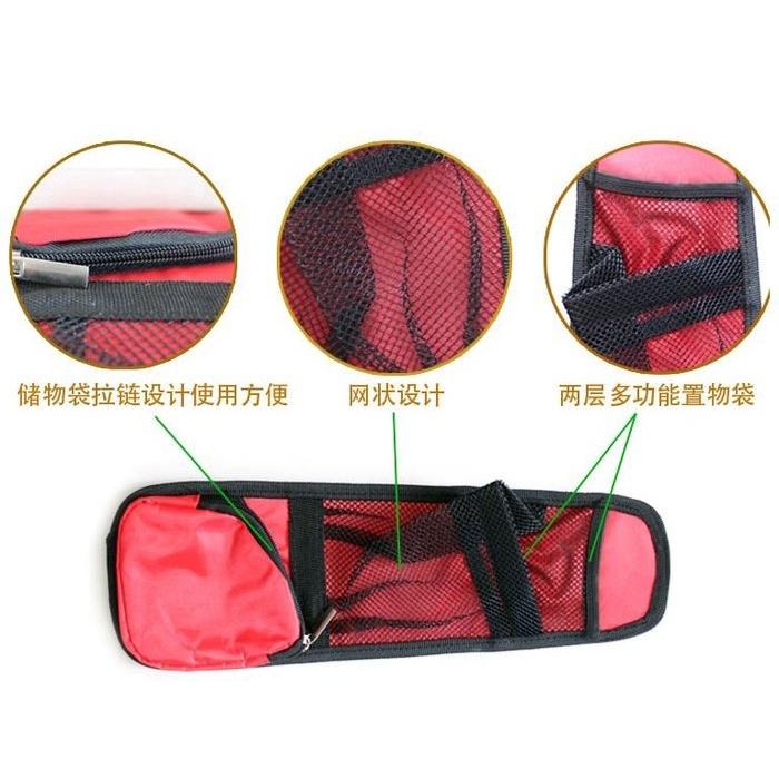 🇹🇼拉拉Lala＇s 汽車用椅側袋車載掛式收納多功能側袋雜物袋儲物水杯飲料袋內裝飾-細節圖5