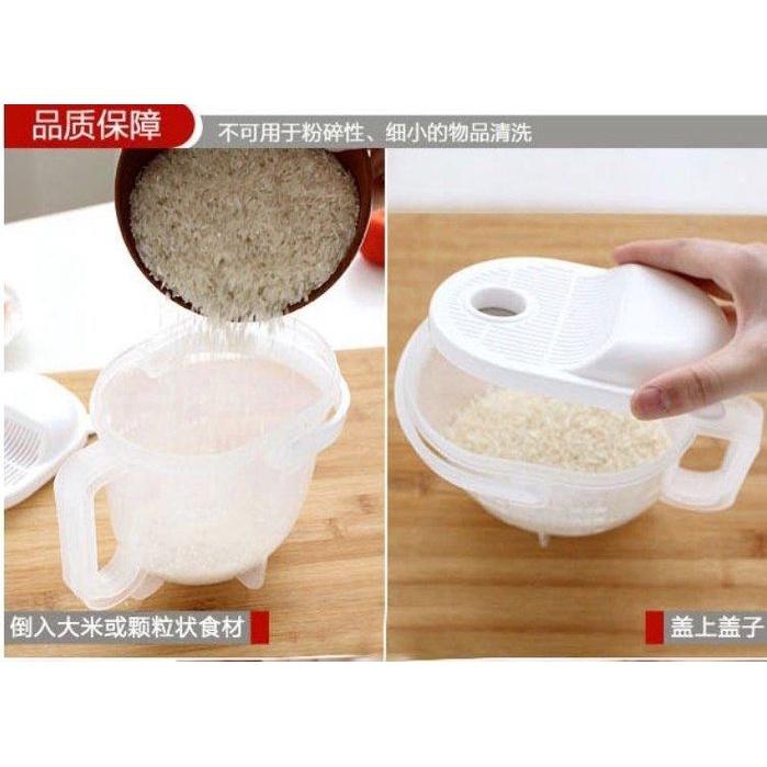 🇹🇼拉拉Lala＇s 淘米器洗米器 洗米篩手動洗米機 快速洗米不傷手-細節圖5