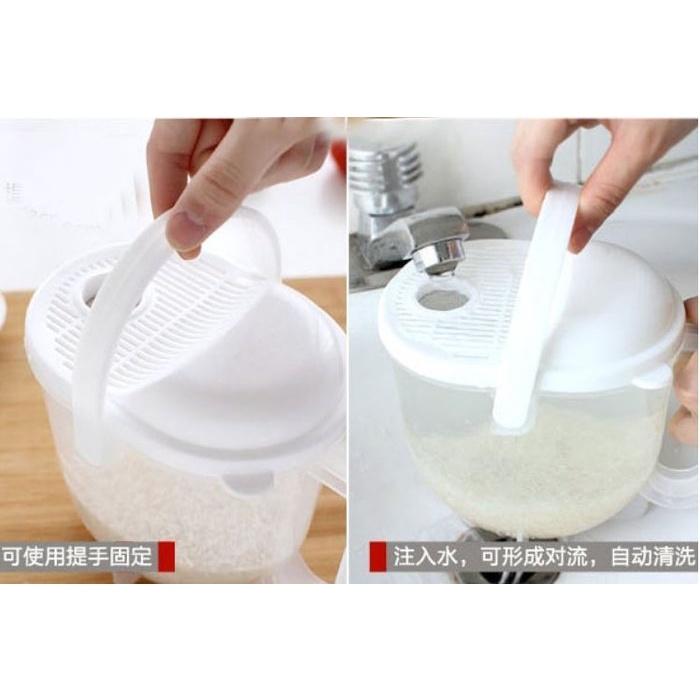 🇹🇼拉拉Lala＇s 淘米器洗米器 洗米篩手動洗米機 快速洗米不傷手-細節圖6