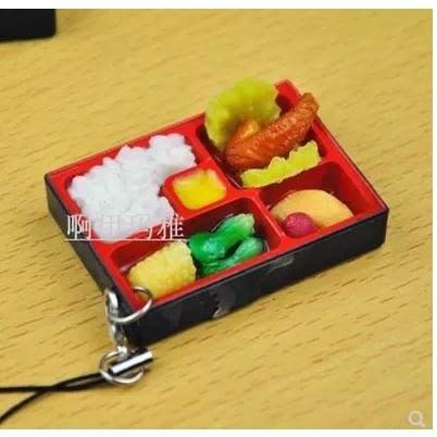 🇹🇼拉拉Lala＇s 仿真食物日本壽司盒手機挂件 創意仿真餐盒 地攤33-7-細節圖3