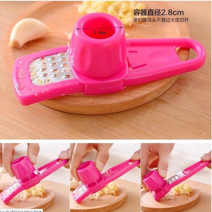 🇹🇼拉拉Lala＇s  廚房小工具 優質多功能捻蒜盒 壓蒜器 蒜泥搗蒜器 薑蒜捻蒜器-細節圖4